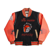 BRAND X TEXAS CHAINSAW MASSACRE YOUTH VARSITY JACKET (BLACK)