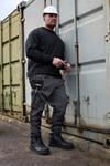 BadRhino Big & Tall Black Workwear Cargo Trousers