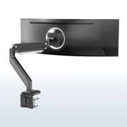 Pneumatic Arm Single Ultrawide Monitor Desk Mount - Up to 49" Screens