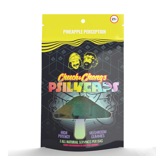 Cheech & Chong’s Psilycaps - Magical Mushroom Gummies (Pineapple Perception)