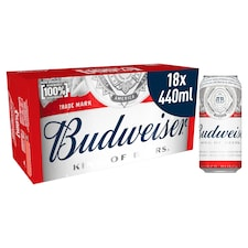Budweiser Lager 18 X 440Ml
