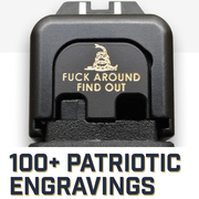 Milspin Patriotic & General Emblem Slide Back Plates (Over 100 Emblems)