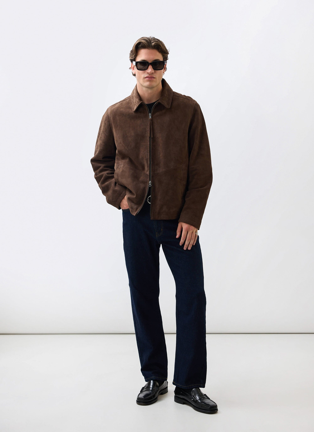 Prologue Soft Suede Jacket | Espresso Brown