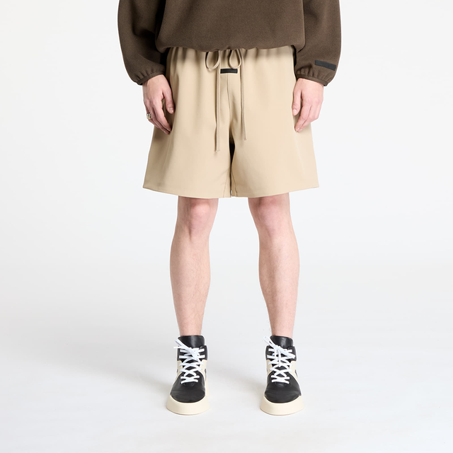 Shorts Fear Of God ESSENTIALS Bonded Nylon Soccer Short Desert Sand | Footshop