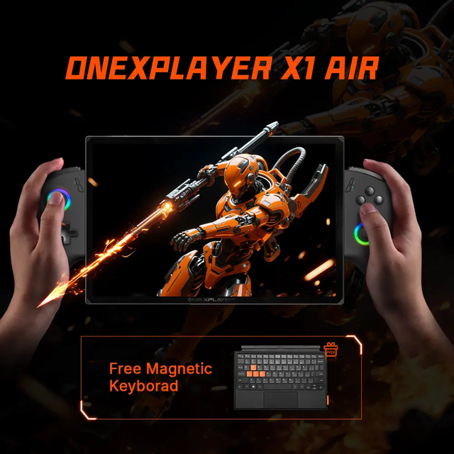 OneXPlayer X1 Air – Portable 3-in-1 Gaming & Creator PC with Expandable Mini SSD (Pre-order Today! Shipping Starts September 25)