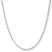The Silver Rope Necklace - Italian Collection