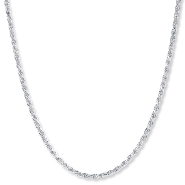 The Silver Rope Necklace - Italian Collection