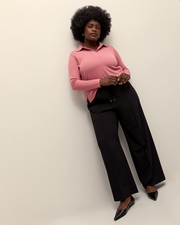 Pull-On Wide-Leg Pant - Addition Elle