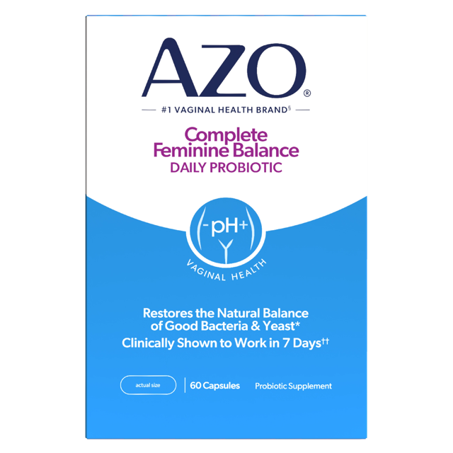 AZO® Complete Feminine Balance Daily Probiotic Capsules