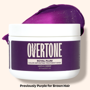 Purple for Brown Hair Coloring Conditioner