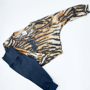 Tiger Print Lounge Set