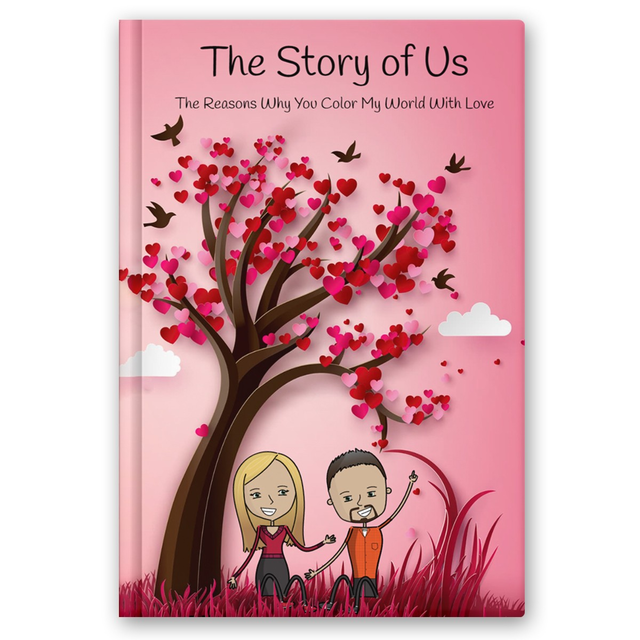 "Why I Love You" Personalized Our Story Love Book | Gift for Valentine's Day, Anniversary, Birthday | LoveBookOnline