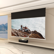 BUNDLE AWOL VISION LTV-3500 Pro/3000 Pro 4K Triple Ultra Short Throw Laser Projector&VIVIDSTORM PHANTOM Recessed In-Ceiling Motorized Tension UST ALR Projector Screen