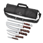 Wood Seven Piece BBQ Set