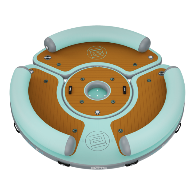 Inflatable Dock Hangout 360 Duo with Bar