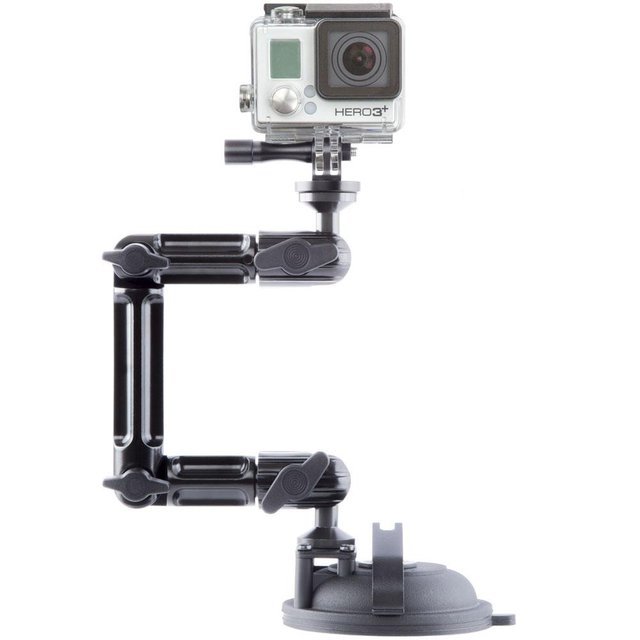 Suction Cup Mount | 10.75" Long Modular Arm | Compatible with GoPro