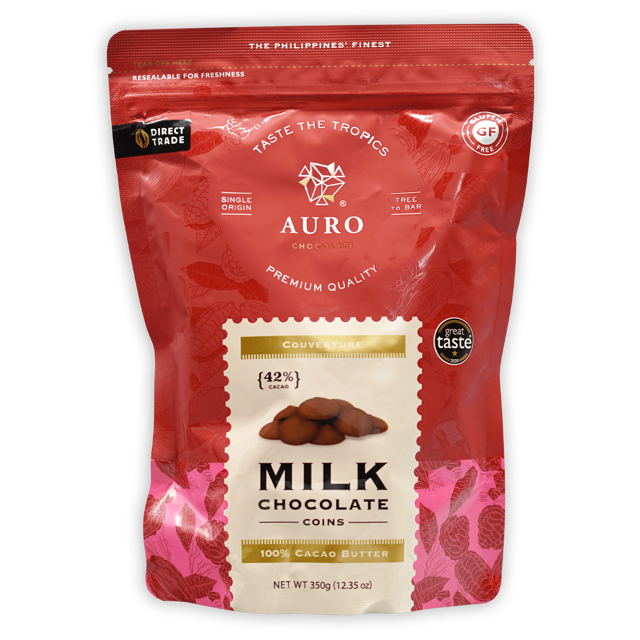 Auro Milk Chocolate Coins 42%