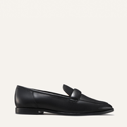 The Andie Loafer - Black Nappa