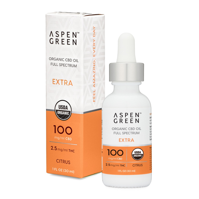Extra Organic Full Spectrum CBD Oil - Citrus