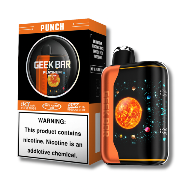 Geek Bar Pulse X Platinum Edition Disposable 25K Puffs