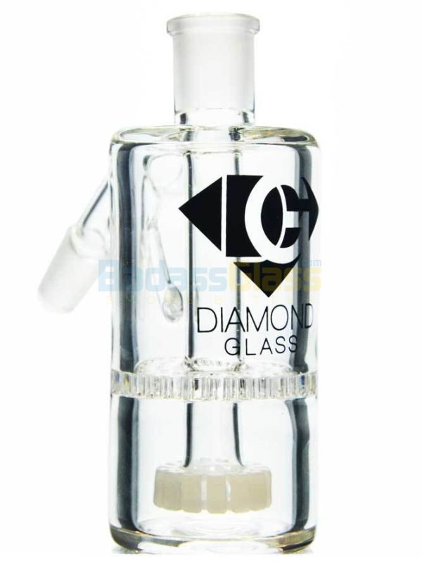 14mm 45 Degree Showerhead Honeycomb Ash Catcher By Diamond Glass