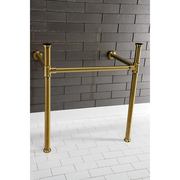 Fauceture VPB33087 Stainless Steel Console Sink Legs, Brushed Brass