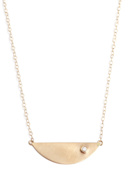 Diamond Semi Circle Necklace