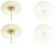 Bulk Pack Wedding Paper Parasols