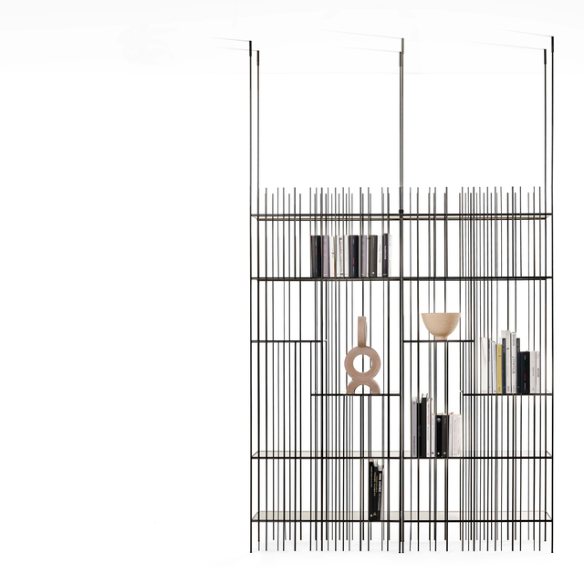 Metal Bookshelf METRICA by Ctrlzak for Mogg