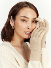Organic Color Cashmere Women's Gloves