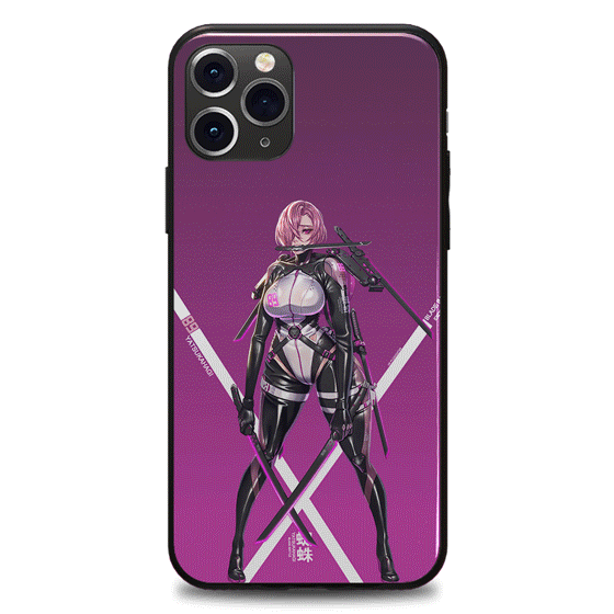 Cyber Ninja Girl LED Case for iPhone
