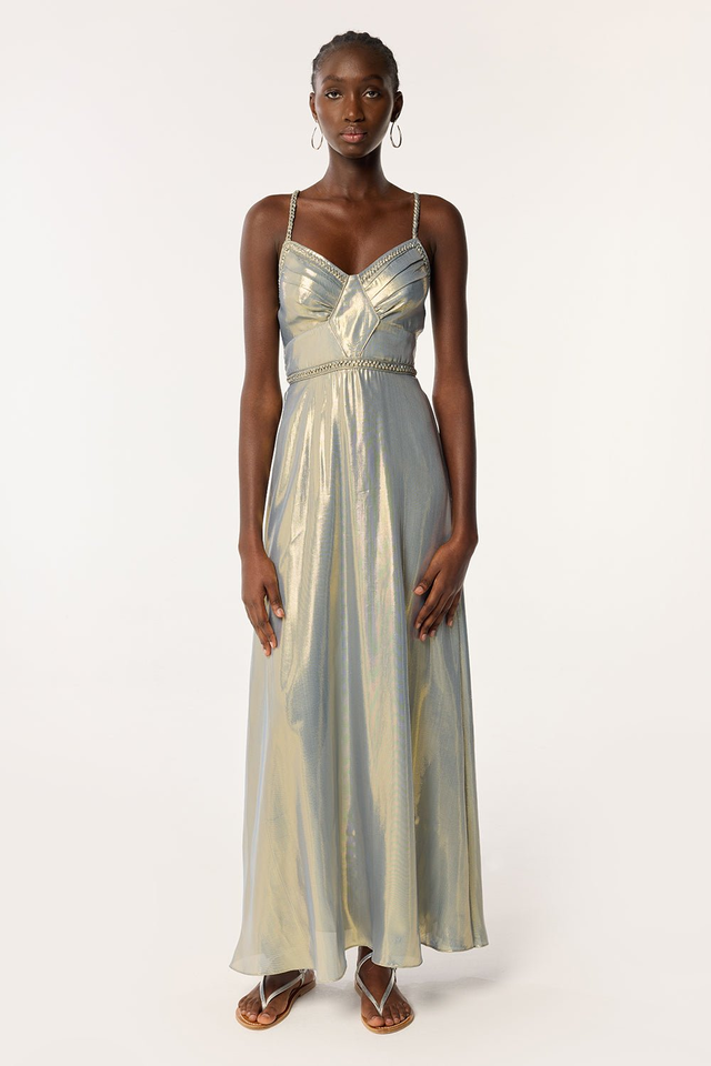 Long Dress Cara - Blue