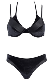 Ibiza Bikini Black Velvet Set