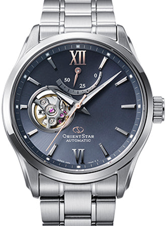 Mechanical Contemporary Semi Skeleton Blue Grey - Ltd Ed 900pcs Ref. RE-AT0021L