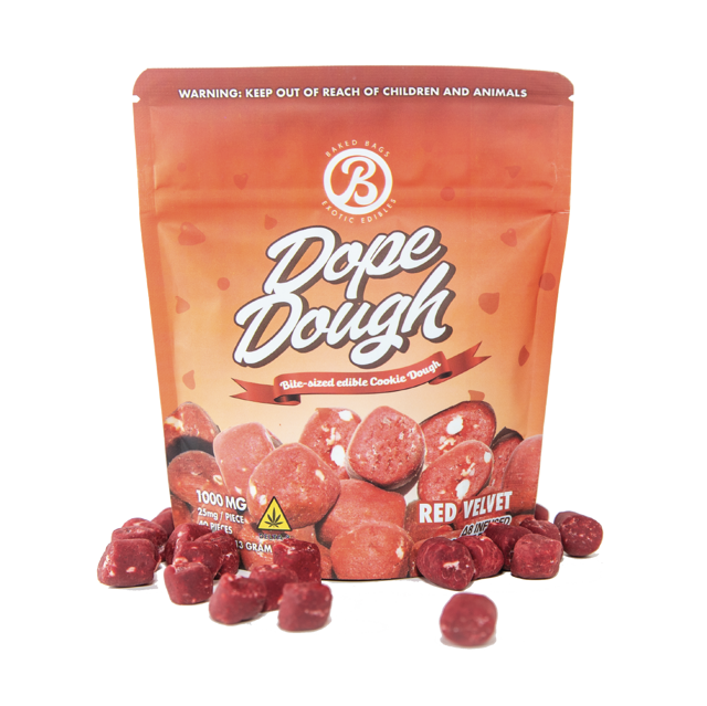 DOPE DOUGH - RED VELVET COOKIE DOUGH EDIBLES