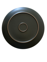 Seasonal Teal Green Coupe Line Dinner Plate