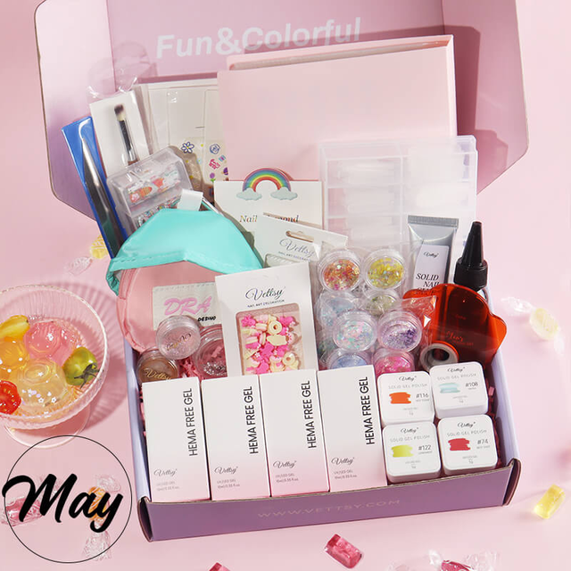 Monthly Subscription Nail Box-Deluxe