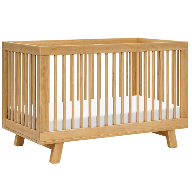 Hudson 3-in-1 Convertible Crib - Honey