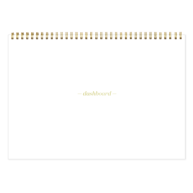 Dashboard Spiral Deskpad