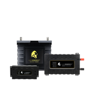 Lion Energy 12V Lithium Battery 105Ah Solar Power System with Inverter (1 - UT 1300)