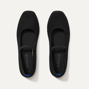 The ReVelvet™ Max Square Mary Jane - ReVelvet™ Black