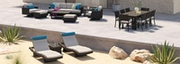 Portofino® Comfort 19 Piece Sunbrella® Outdoor Motion Estate Set - Dove Gray FREE SHIPPING