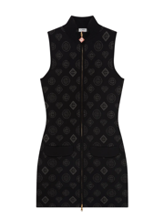 CASABLANCA WOMEN City Jacquard Dress Black