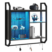 Bestier 34 Inch LED Gaming Floating Shelves