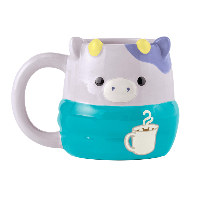 Bubba the Cow Squishmallows Desktop Mug – More Than Just Cocoa! ☕🌸✏️
