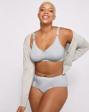 Bali Double Support Cotton Blend Wireless Bra