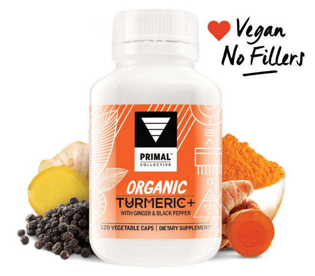 Organic Turmeric + Capsules (Vegan)