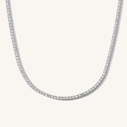 Dainty CZ Tennis Necklace