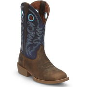 Justin Men's Stampede 12' Western Boot, Peanut Tan - SE7611