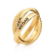 Rainbow Magic Girls Name Necklace in 18K Gold Vermeil